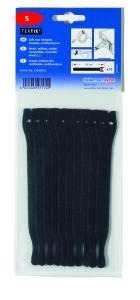 Kabelbinder 150x12,5 Textie S PA/PP Schwarz 10 ST 
