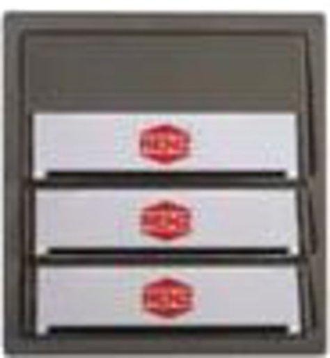 Klingelmodule mit 3 Klingeltaster für Silber und farbige Briefkästen 