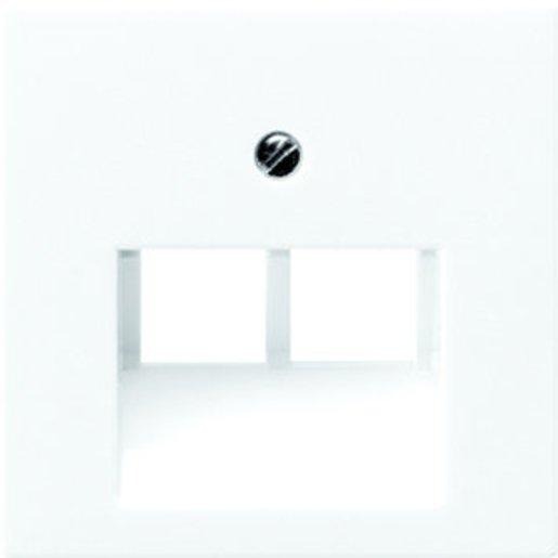 Abdeckung für IAE/UAE-Anschlussd. und Datend. Kat5e und Kat6 (2 x 8) 