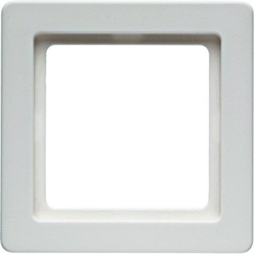 Abdeckrahmen 1-fach Q.1 polarweiß / samt 