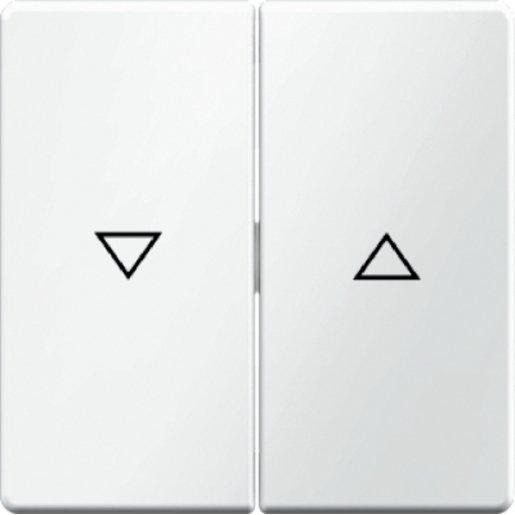 Wippen mit Aufdruck Symbol Pfeil Q.1 polarweiß samt 