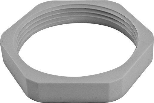 GPO 12 ISO Gegenmutter RAL7035 lichtgrau Polyamid 