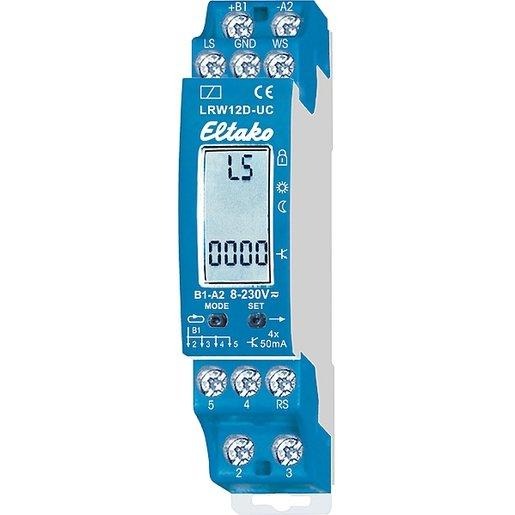 Licht-Dämmerungs-Regen-Wind-Sensorrelais LRW12D-UC 230V 