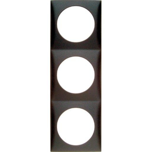 Abdeckrahmen 3-fach Integro Flow anthrazit / matt 