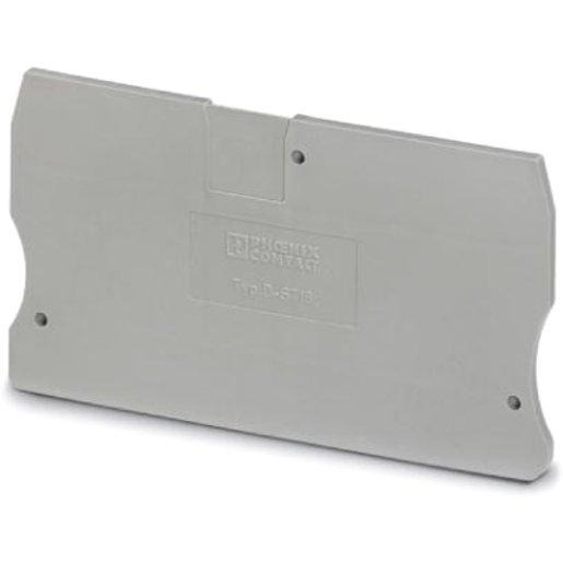 Abschlussdeckel grau (LxBxH) 80 x 2,2 x 51,1 mm D-ST 16 