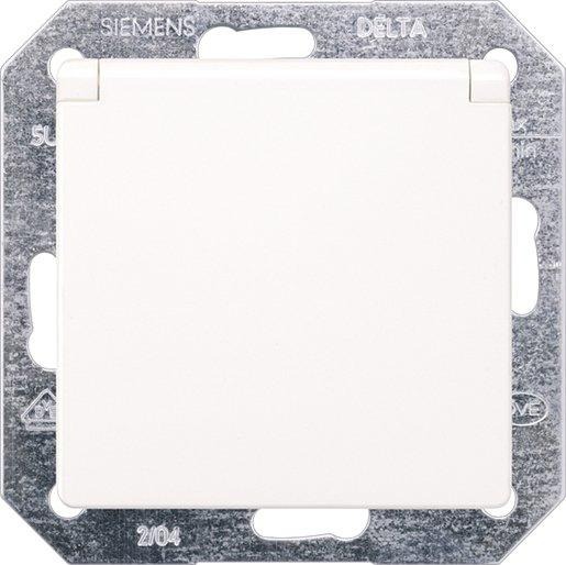 DELTA i-system titanweiß SCHUKO-Steckdose 10/16A 250V 