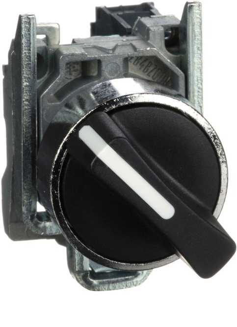 Wahlschalter 2 Stellungen rastend SW Knebel XB4BD21 