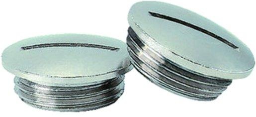 Verschlussschraube 1021 M PG 21 Messing/Vernickelt 