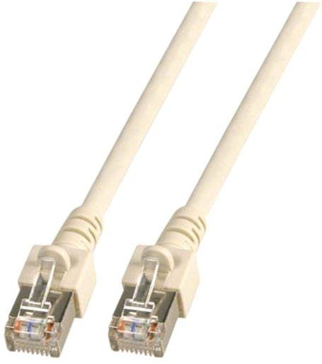 Patchkabel RJ45 SF/UTP Kat.5e umspritzt 0,5m grau 