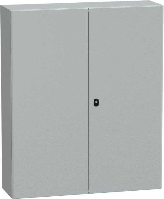 S3D Wandschrank Stahlblech Volltür (2T) mit Montageplatte H1200 x B1000 x T300mm 