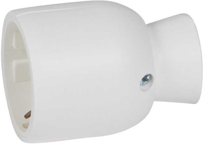 Schuko-Kupplung weiß 