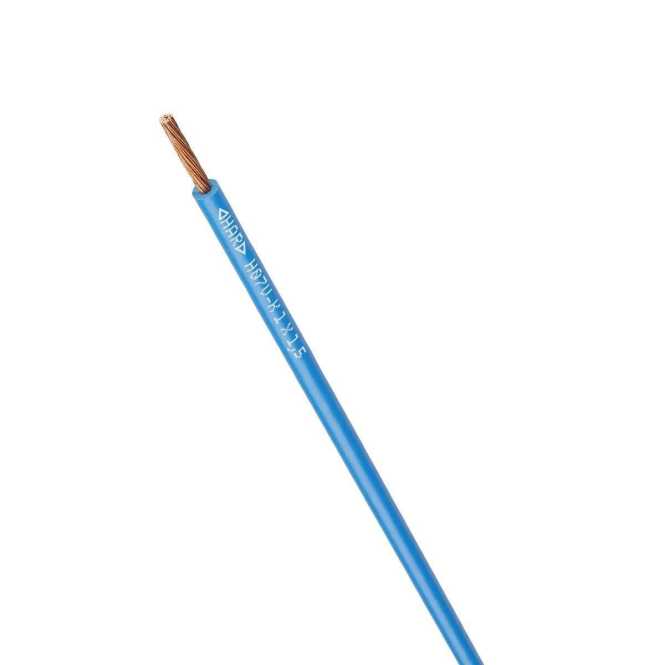 PVC Aderleitung 1,5 mm² blau 100m Bund 