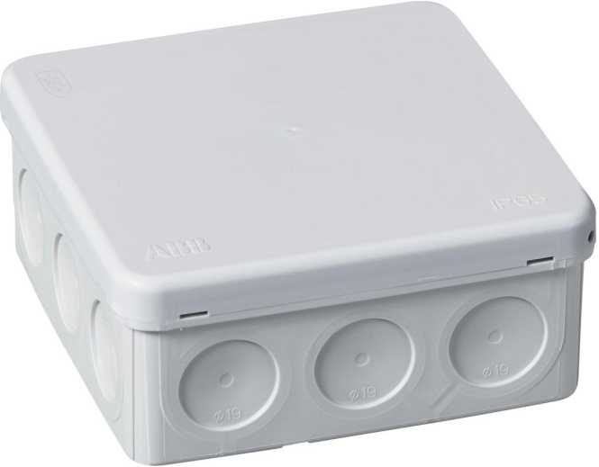 Kabelabzweigdose grau IP65 104mm 