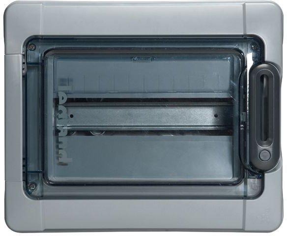 Feuchtraumverteiler Aufputz Plexo3 IP65-IK09 1-reihig 12 Module 