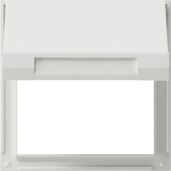 Adapterrahmen Klappdeckel für TX_44 (WG UP) reinweiß 