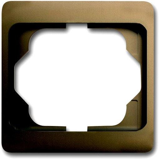 Abdeckrahmen alpha 1-fach Bronze matt 
