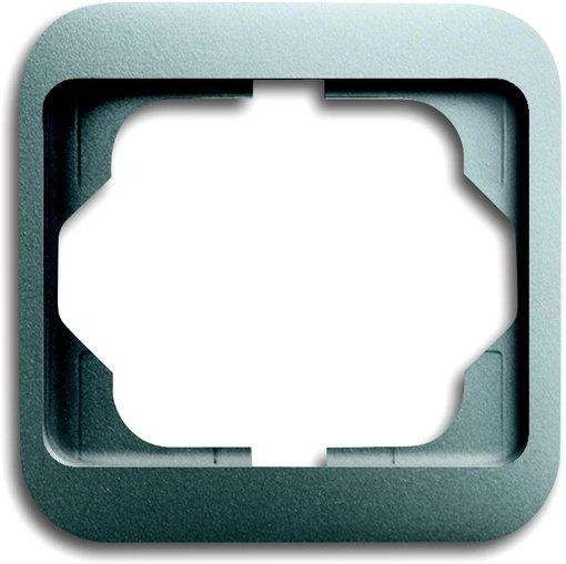 Abdeckrahmen alpha 1-fach Titan matt 