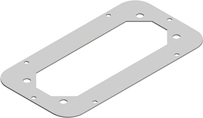 Kabeleinführungsplatte für Membran NSYTLFFL 