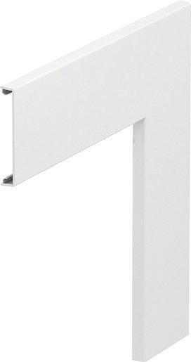 Oberteil Flachwinkel glatt PVC reinweiß RAL 9010 