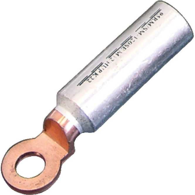 Al-Cu Presskabelschuh 70 mm² / M10 massive Ausführung 