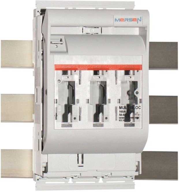 MULTIBLOC NH-Lasttrennschalter 00.RST9 Gr.00 160A 3-poilg SAS60 M8/SCH/CU 
