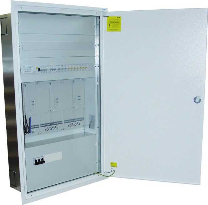 Unterputz Heimverteiler Kärnten Weiß Ausführung Gail 3ZP 4NZR 