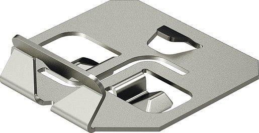 Klemmstück für Kabelleiter zur Trennstegbefestigung V2A 