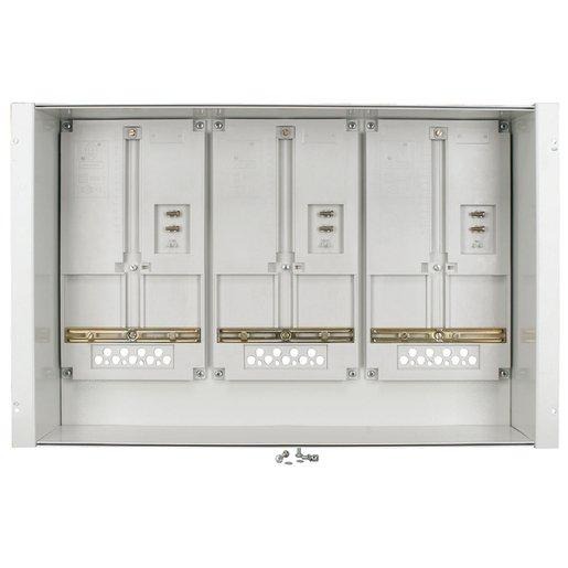 Zählerwanne 800 x 425 mm mit 3 Zählerplätze 