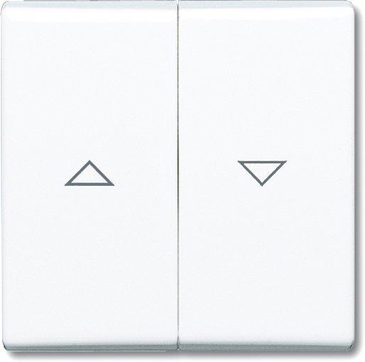 Wippe für Unterputz Jalousieschalter/-taster cremeweiß glänzend 