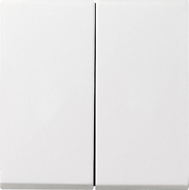 Serienwippen mit Set IP44 System 55 reinweiß matt 