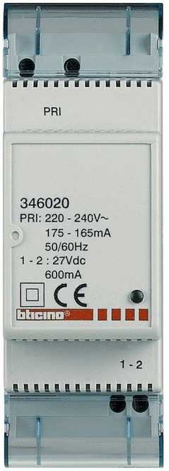 Zusatznetzgerät Ausgang 1-2 max 600 mA 2Module 
