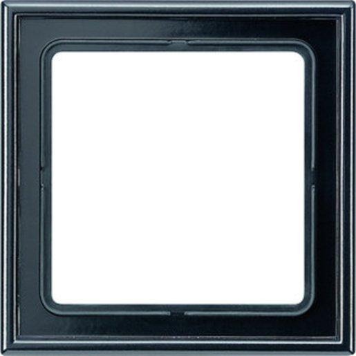 Rahmen 1-fach für waagerechte und senkrechte Kombination schwarz 