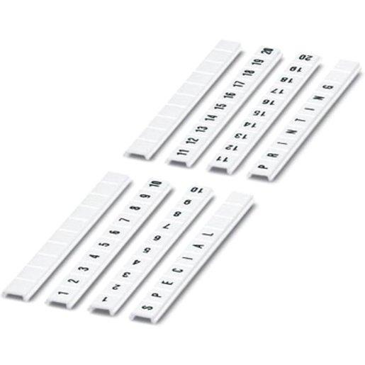 Klemmenmarkierung - ZBF 6 fortlaufende Zahlen 41-50 