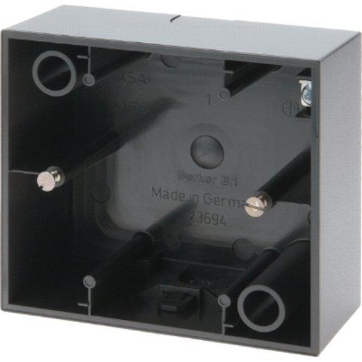 Aufputz-Gehäuse 1-fach B.1/B.3 ant hrazit matt 