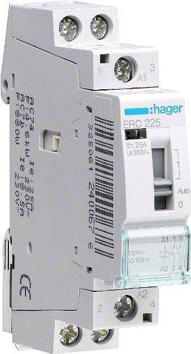 Installationsschütz für Reiheneinbau 25A 2S 230 V Handschaltung 