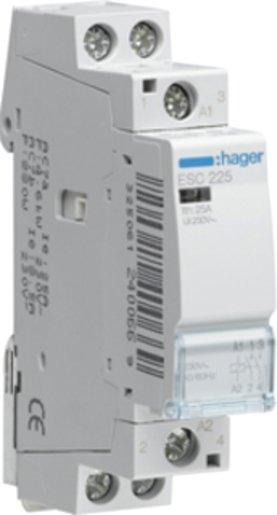 Installationsschütz für Reiheneinbau 25 A 2S 230 V ESC225 