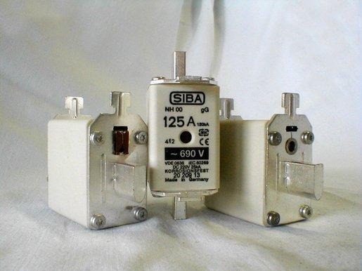 NH-Sicherung gG Gr.00 80A Kombimelder 