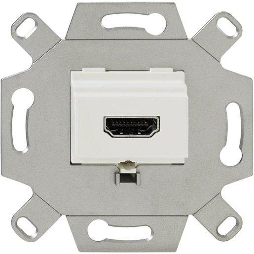 Unterputz HDMI Anschlussdose reinweiß 