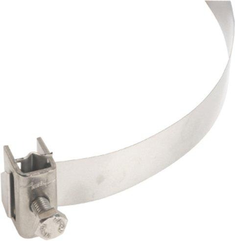 DEHNiso-Bandrohrschelle für Aufsatz und Bügel 