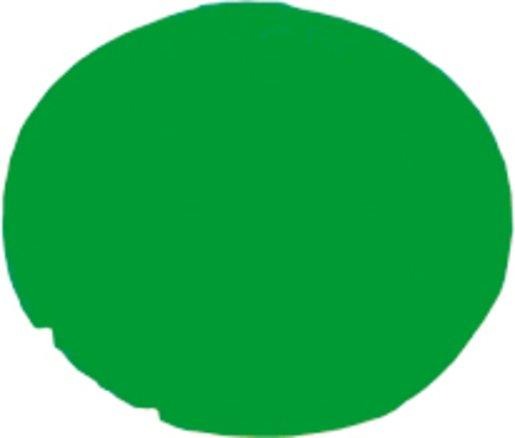 Tastenlinse flach grün 