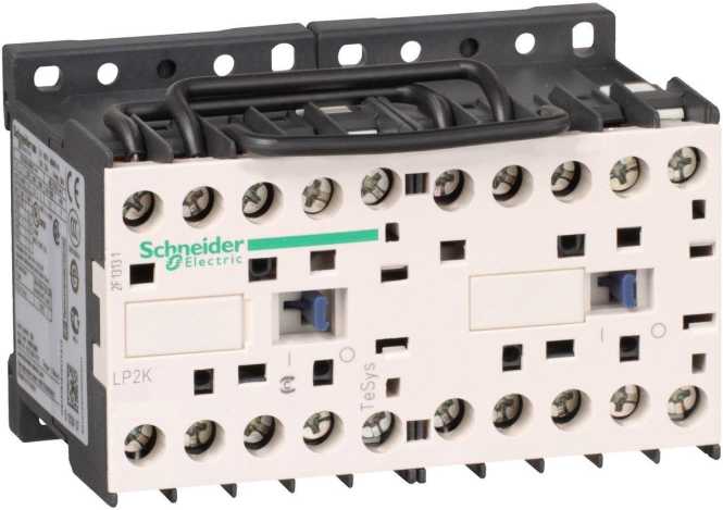 Wendeschütz TeSys LP2 K 3P AC 3 440V 9 A Spule 24 V DC 