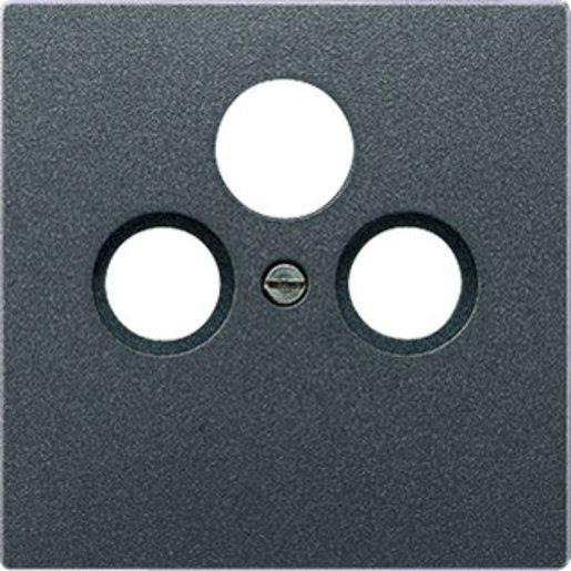 Abdeckung Schraubbefestigung für SAT-TV-Steckdose 