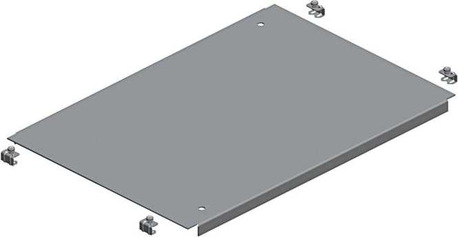 Spacial SF-Kabeleinführungsplatte einteilig Clipbefestigung 800x400mm 