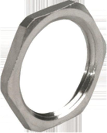 Gegenmutter Kabelverschraubung M75 Messing / Vernickelt 