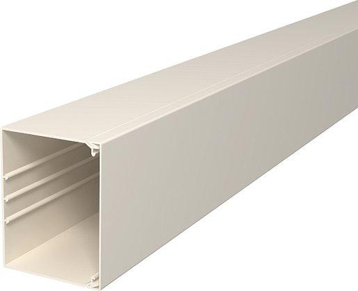 Leitungsführungskanal mit Bodenlochung 100x130 mm reinweiß 