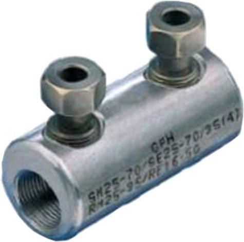 Schraubverbinder Al 0,6/1 kV mit 2 Abreisskopfschrauben und Trennsteg 