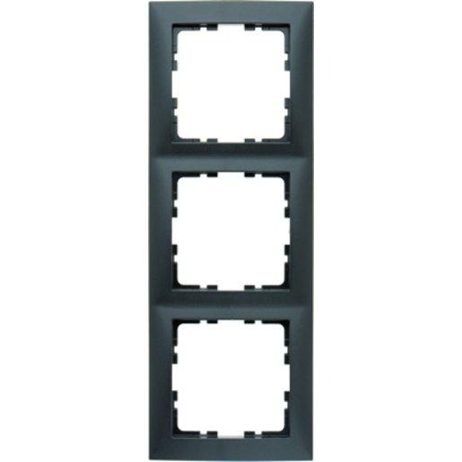 Abdeckrahmen 3-fach S.1 anthrazit matt 
