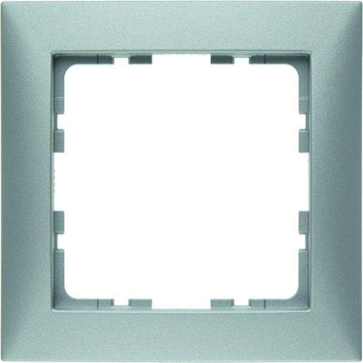 Rahmen 1-fach Alu matt S.1 