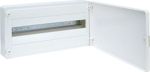 Aufputz-Kleinverteiler 1-reihig 22M mit Tür AP IP40 reinweiß 