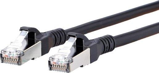 Patchkabel Kat6A 10GB_T AWG26 2RJ45 SFTP LS0H schwarz 1,5 m 